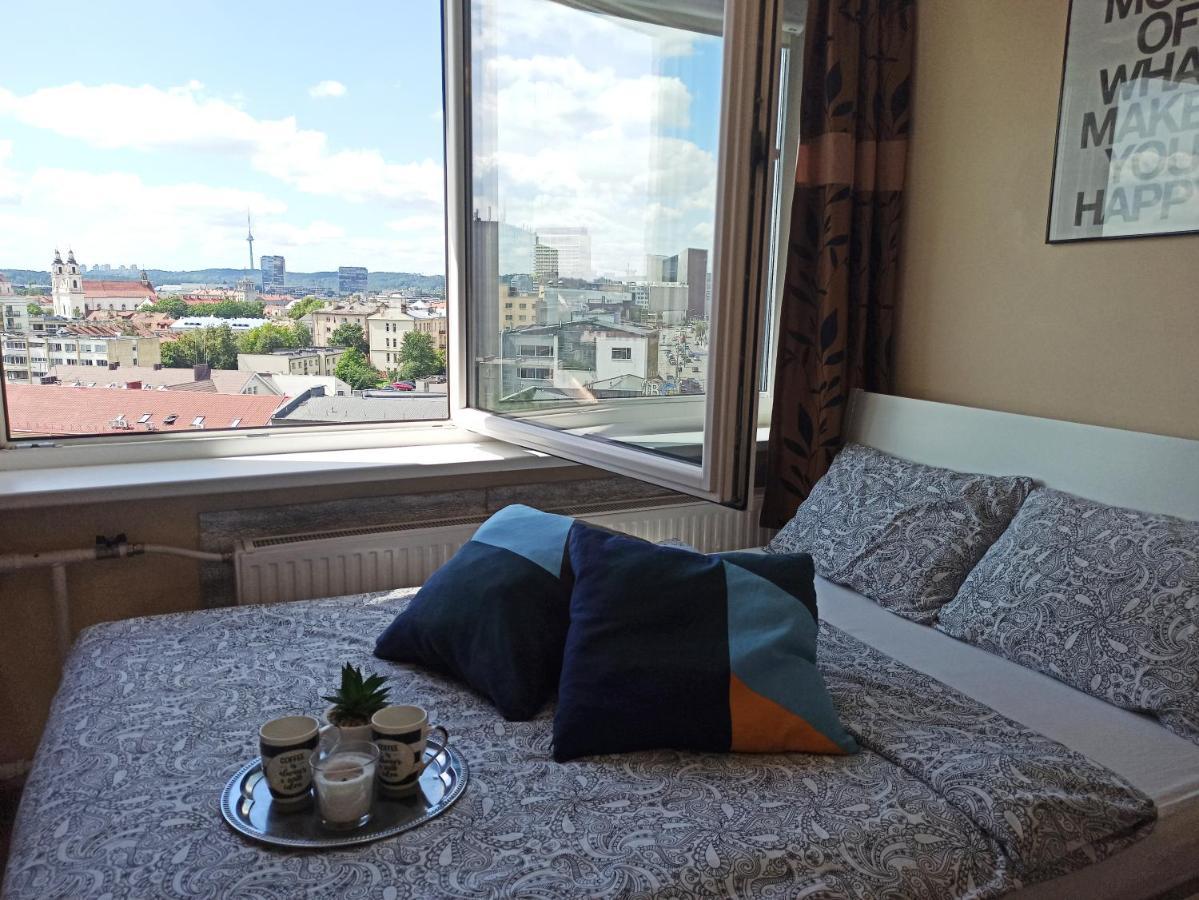 9Th Floor Amazing View Central Studio Apartment Vilnius Exterior photo