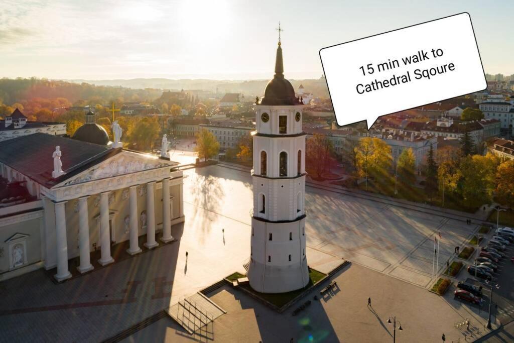 9Th Floor Amazing View Central Studio Apartment Vilnius Exterior photo