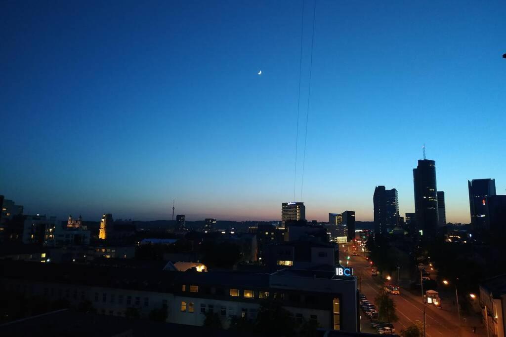 9Th Floor Amazing View Central Studio Apartment Vilnius Exterior photo